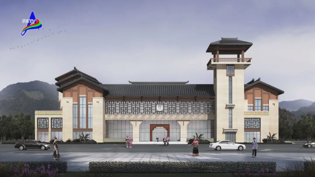 福安市畲族文化中心即将完成主体结构封顶