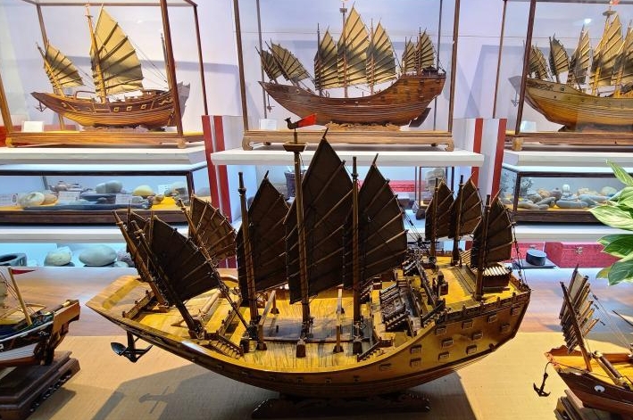泉州博物馆古船图片