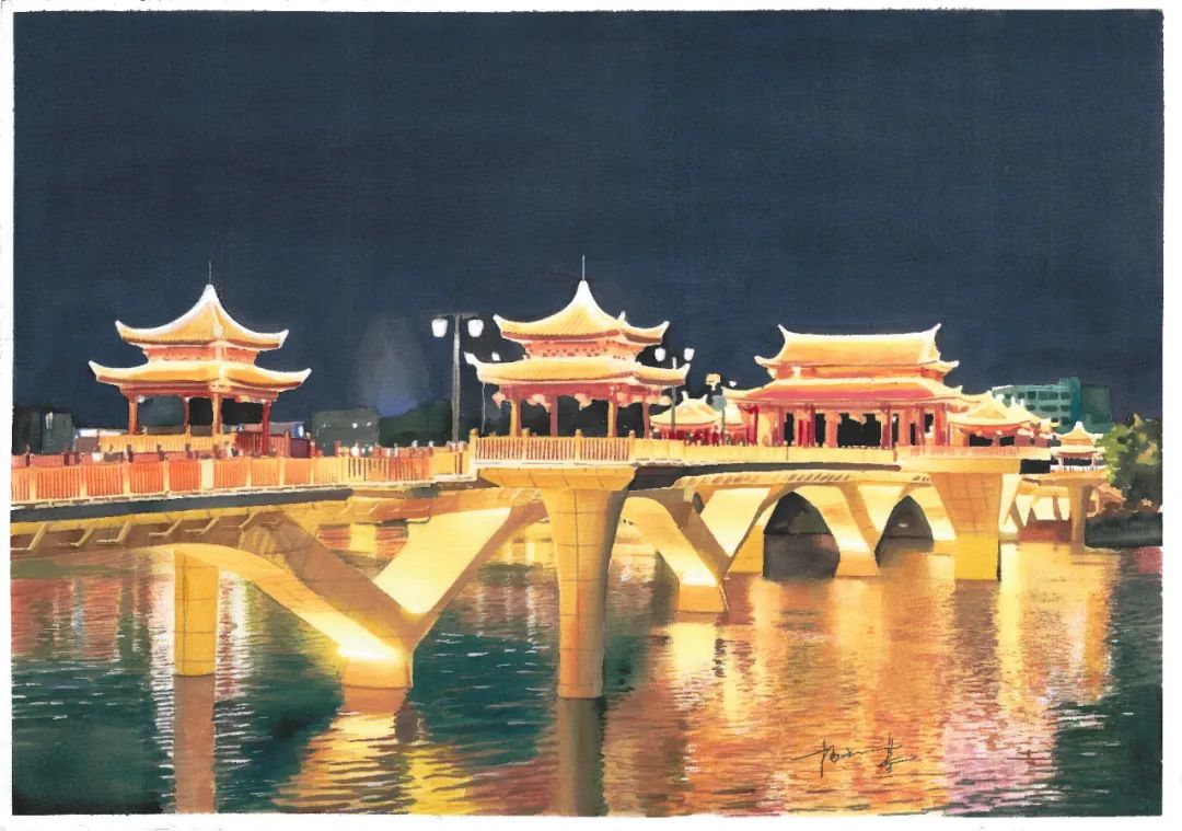 漳州美女画家手绘花样漳州