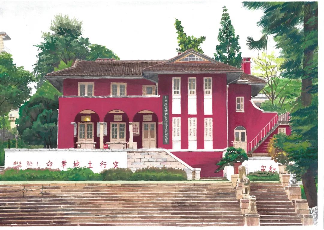 漳州美女画家手绘花样漳州