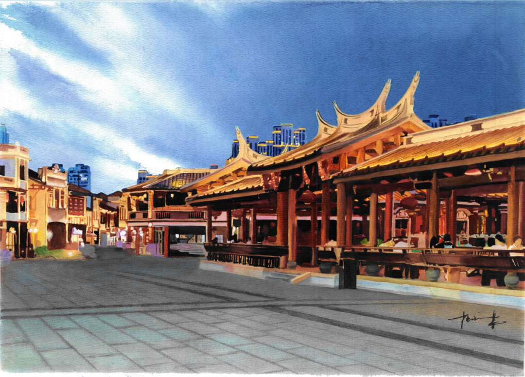 漳州美女画家手绘花样漳州