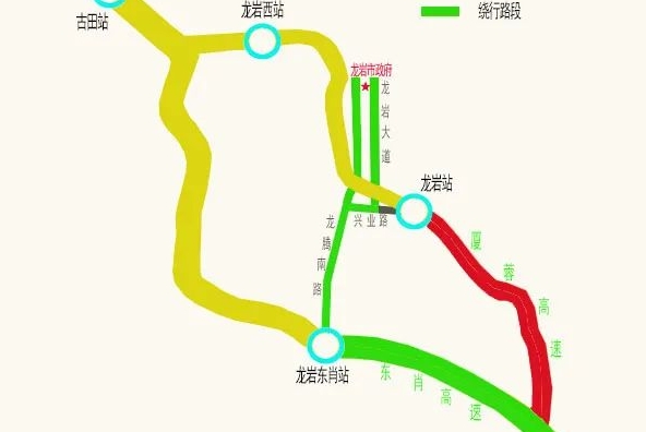 热报此前因龙岩东环高速公路施工,厦蓉高速龙岩收费站至适中路段双向