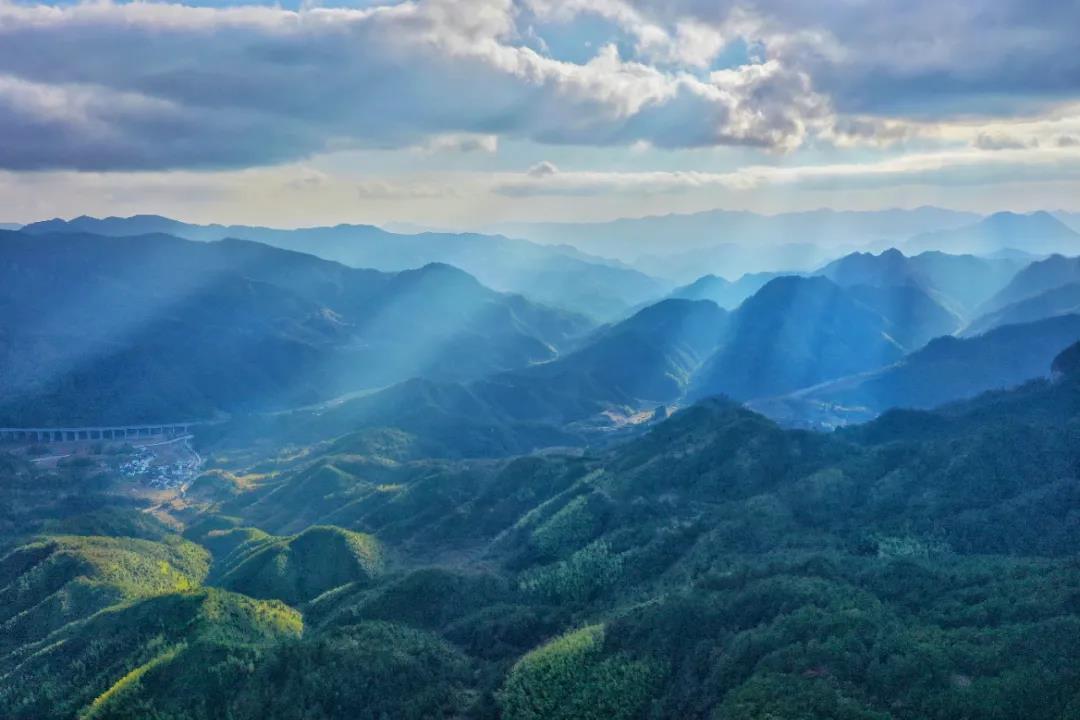 每日一景宁德周宁绵延青山景色如画