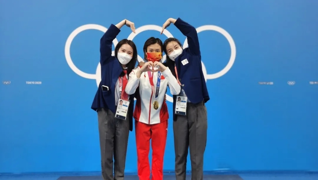 中国跳水队三人同框,是传奇更是传承
