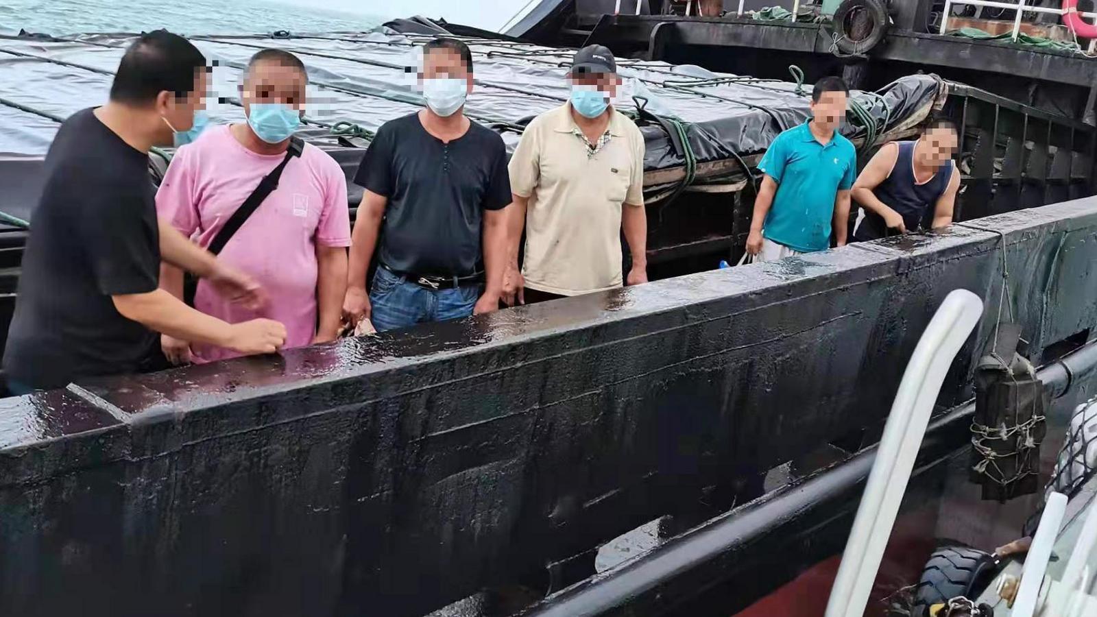厦门海域两船碰撞一船沉没 7名遇险船员获救