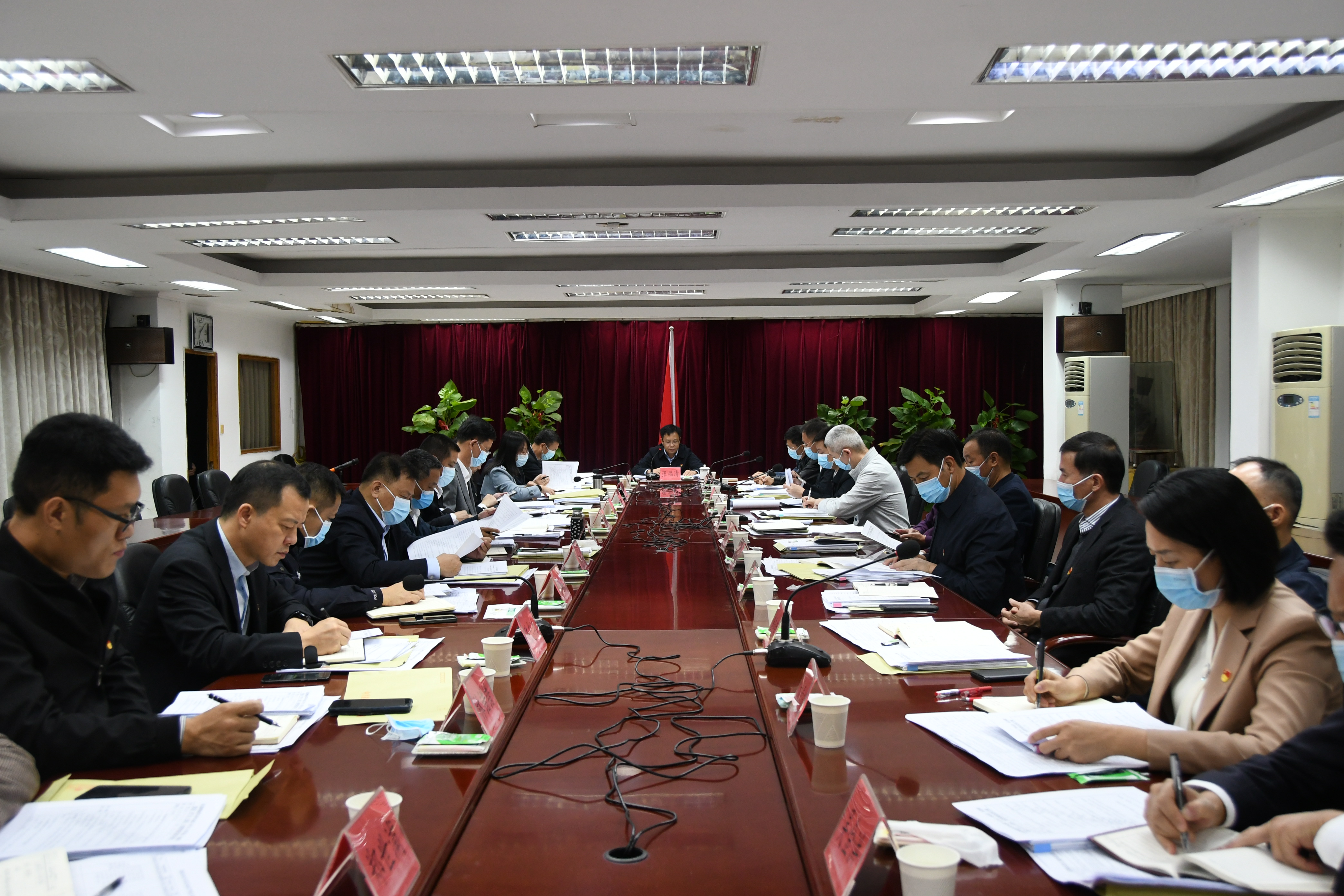 会上,张福清,郑占林,沈堂明,林新钊,姚珊珊,陈