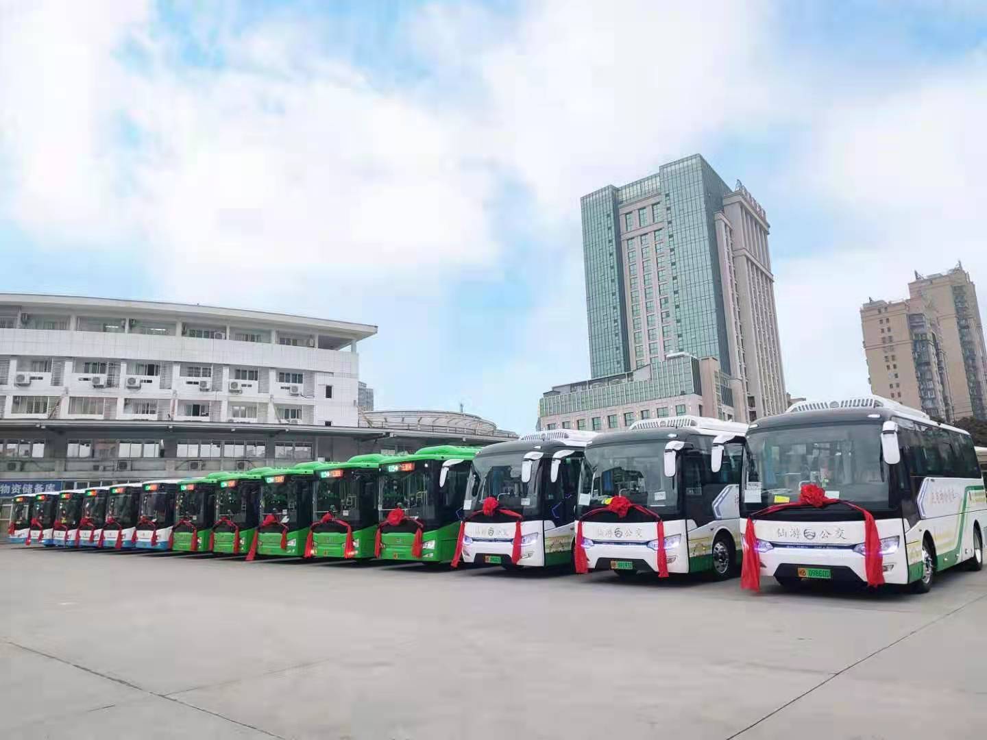 仙游32部纯电动新能源公交车投运山区线均为软座