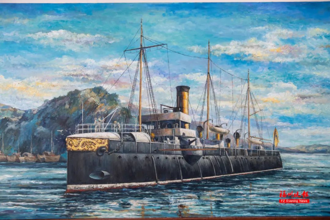 福州这位台胞用画笔追忆船政历史
