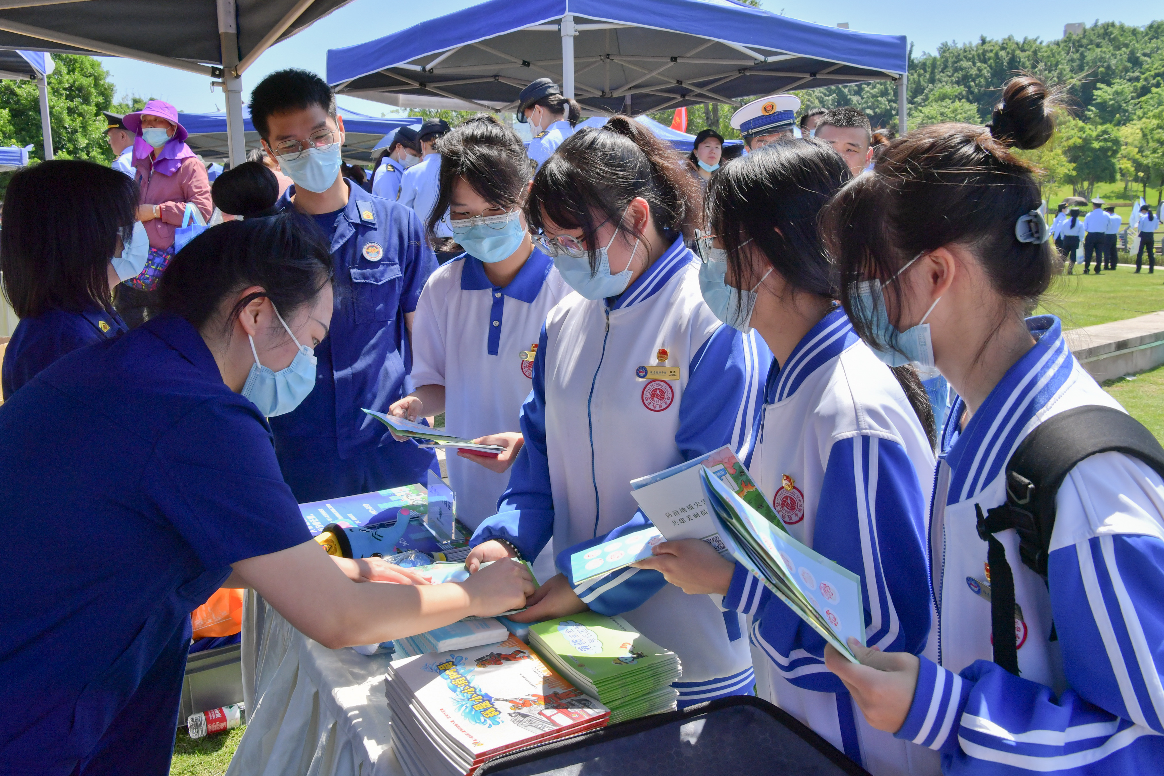 福州牛岗山公园开展防灾减灾日主题日活动