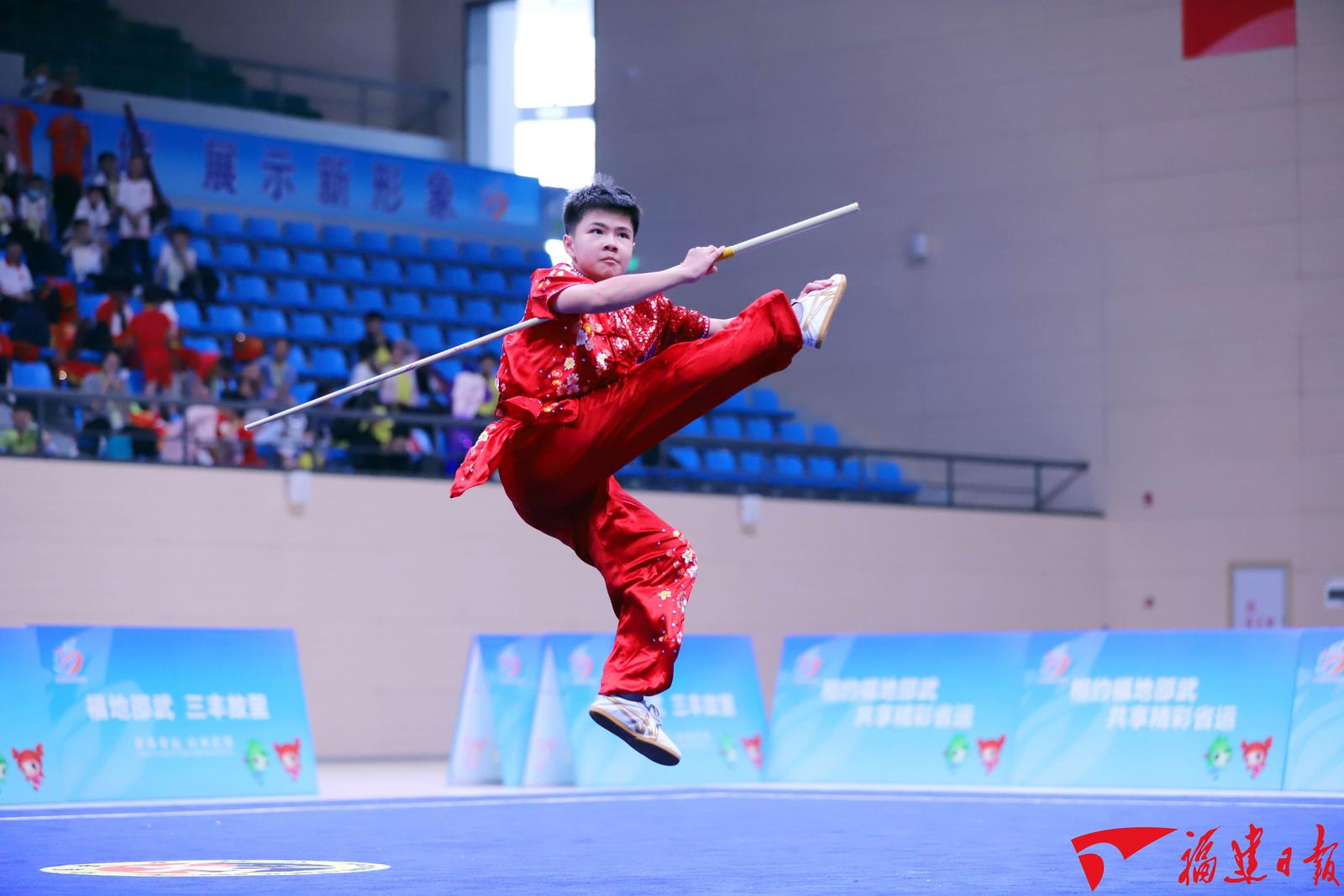 第十七届省运会青少年武术套路比赛在邵武开赛