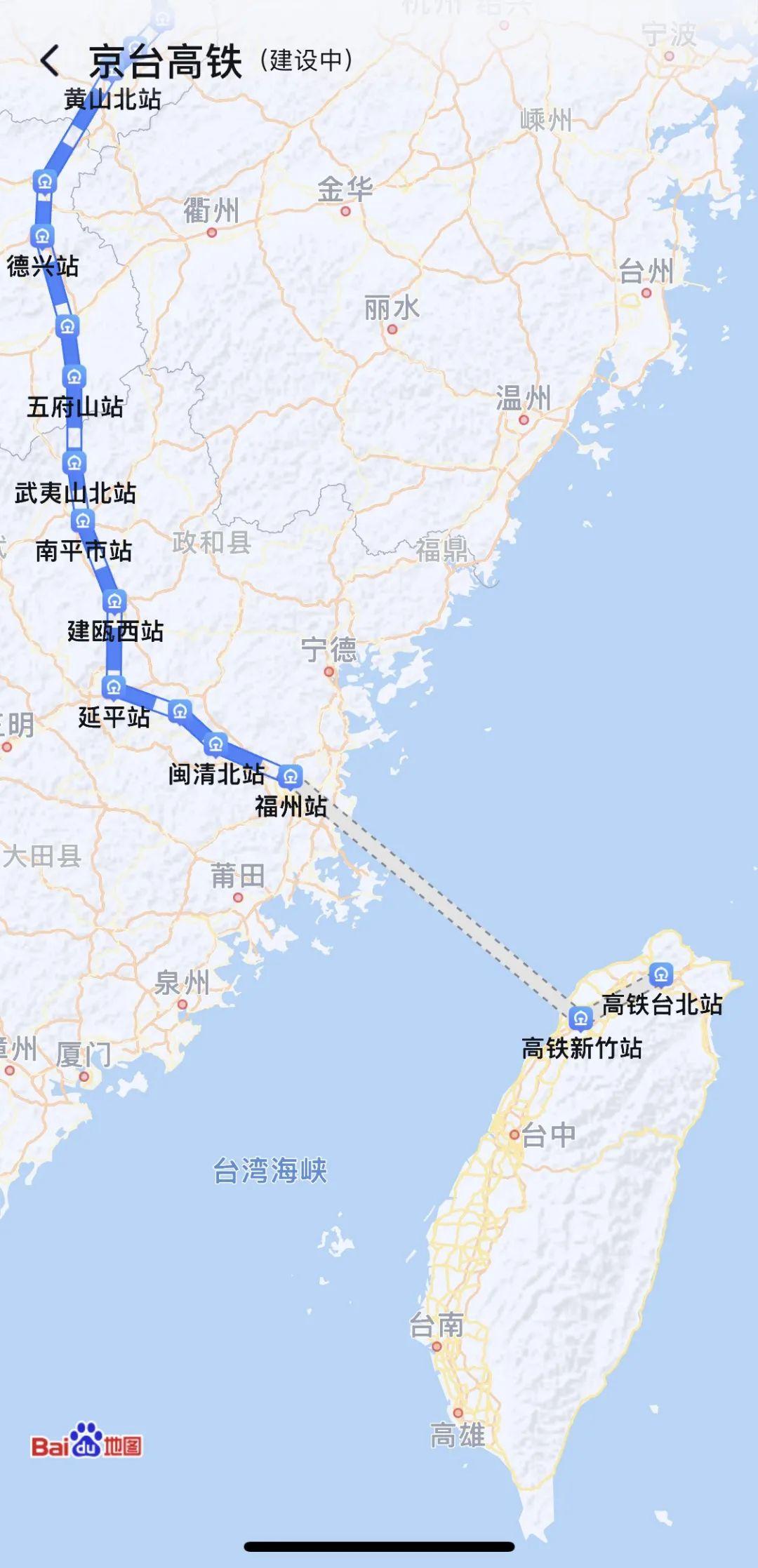 根据地图软件,京台高铁起点为北京南站,经廊坊,天津,沧州继续向南