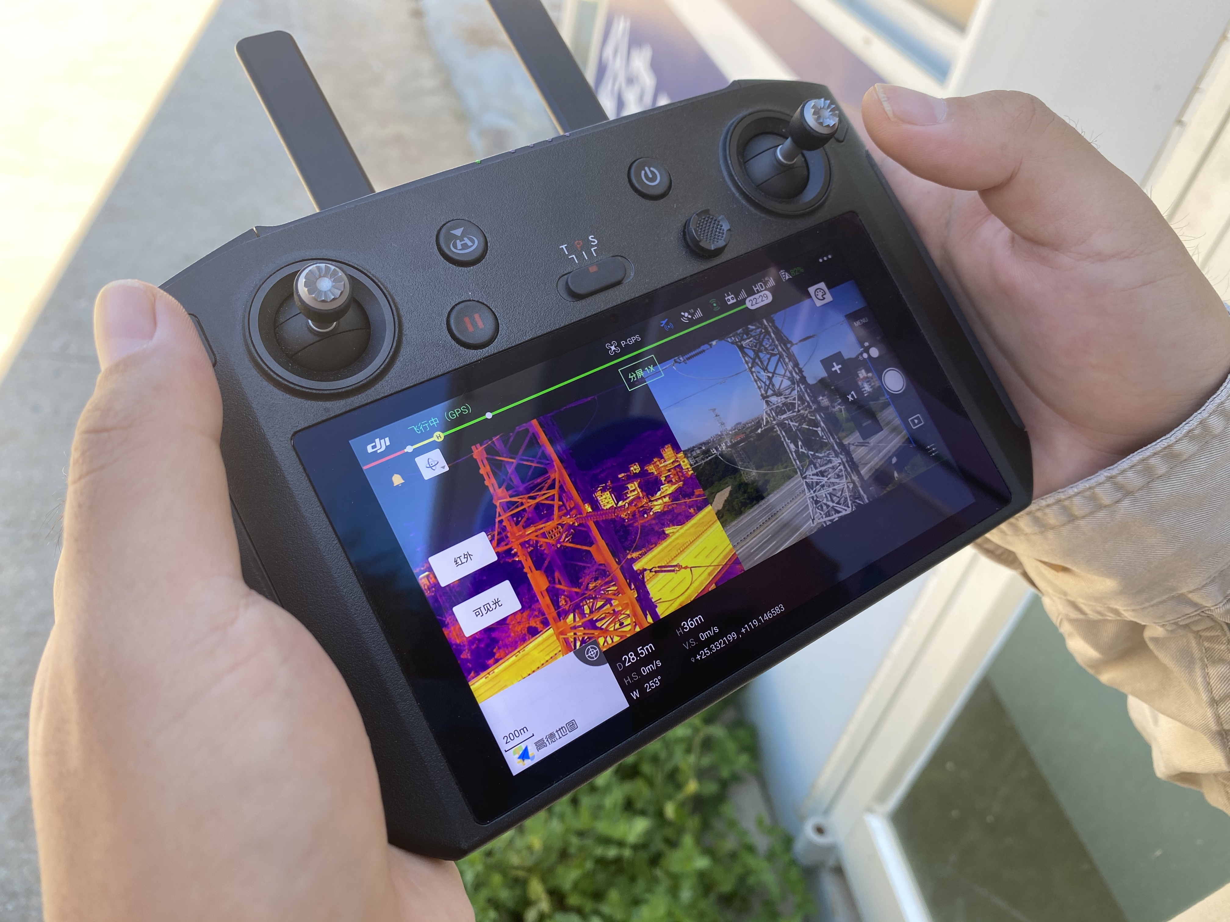 莆田无人机红外测温保障高温天电网安全