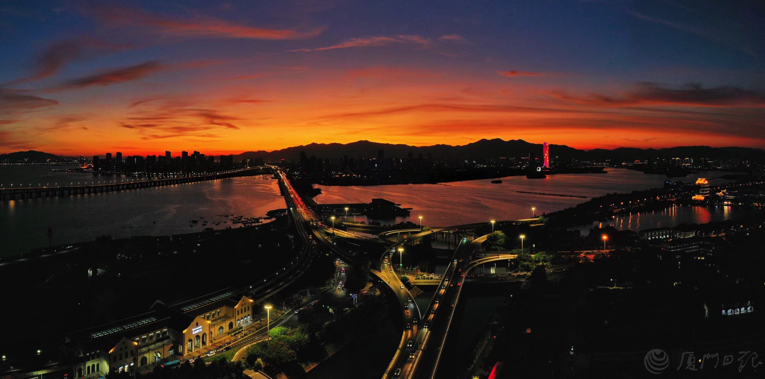 厦门的晚霞,一眼足以心动