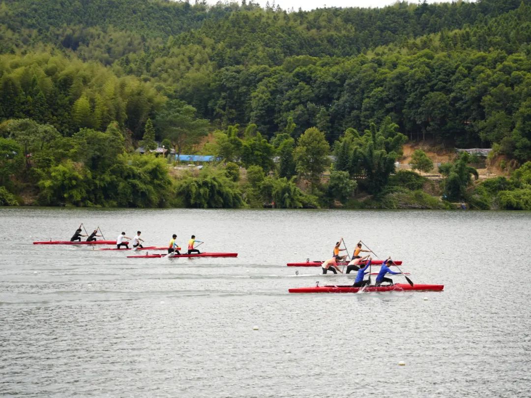 省第十七届运动会绿剑杯青少年皮划艇静水比赛在建瓯正式开赛