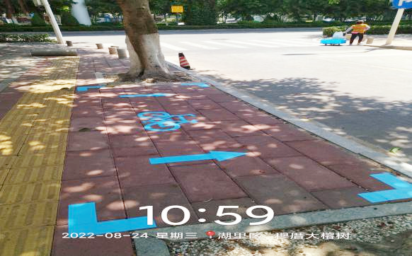 共享单车停白框其他非机动车停蓝框厦门非机动车停车位施划新模板