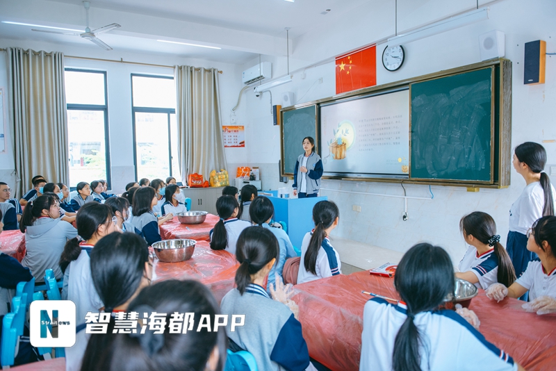 做木工,制月饼,织围巾……新学期,平潭一中的劳动课有趣又有料!