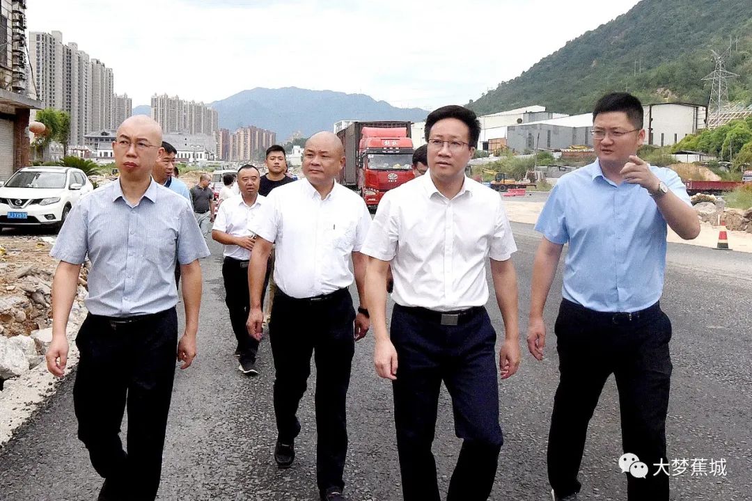 高标准高水平推进项目建设蕉城区领导开展重点交通项目调研