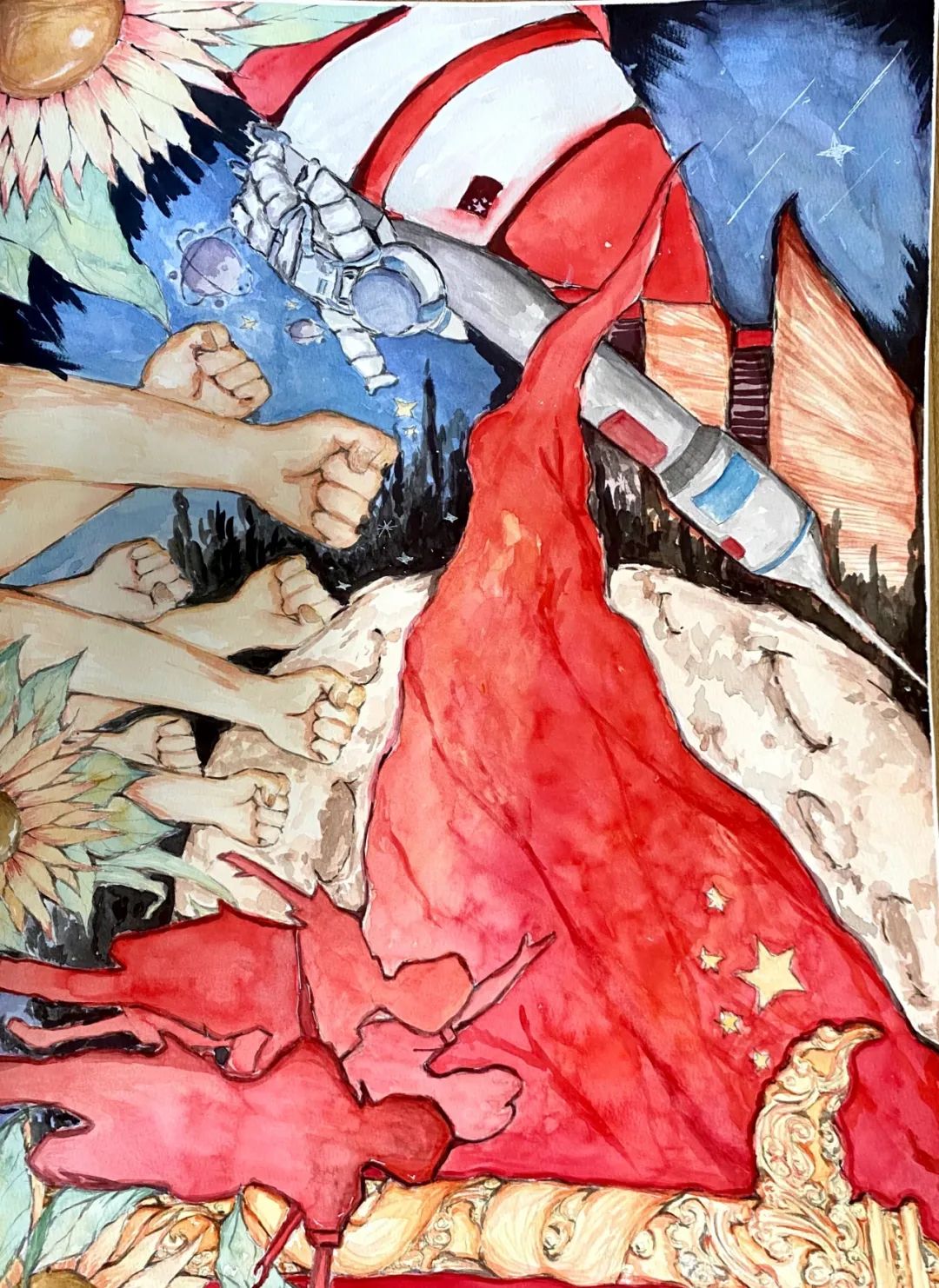 福州第三中学晋安校区强国有我少年逐梦