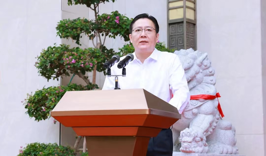 莆田市委副书记,市长林旭阳讲话荔城区禁毒委主任,区委书记张福清在