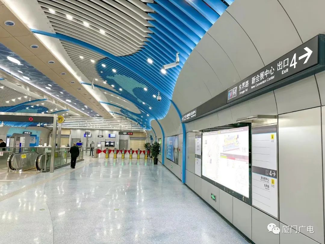 厦门地铁发布这些站点本周正式投用