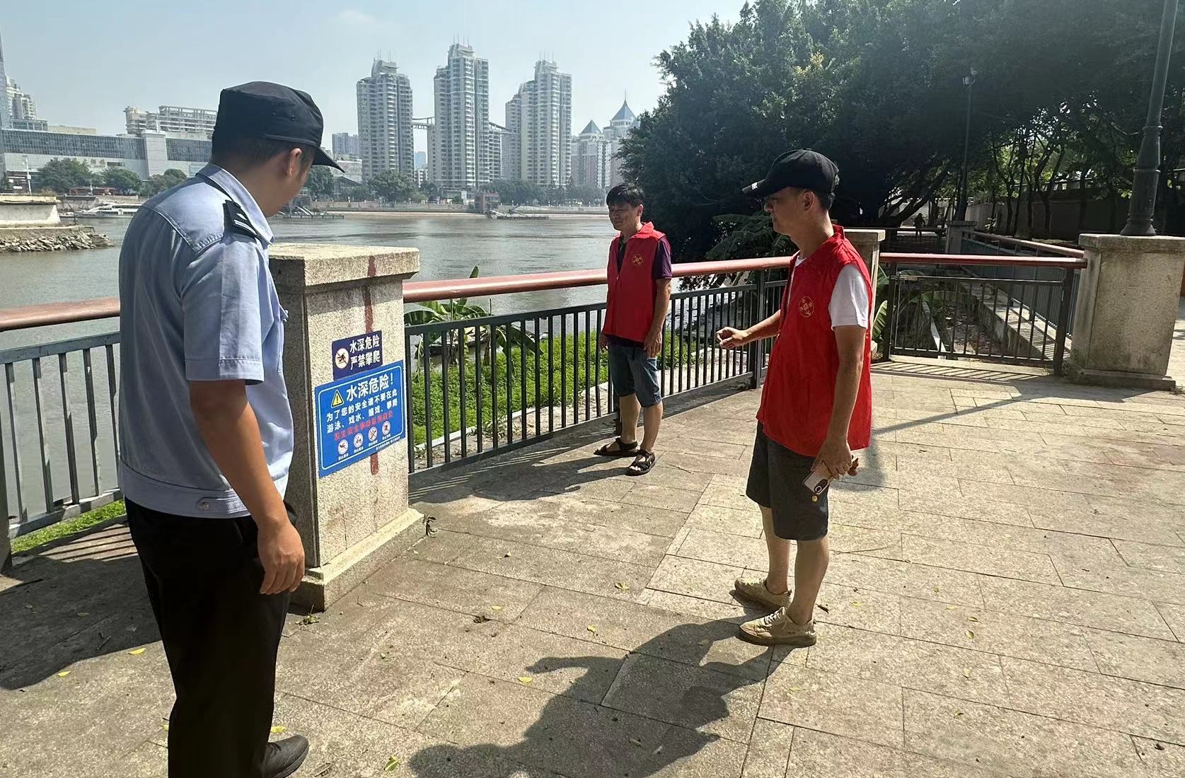 警校联防 他们这样筑牢防溺水安全屏障
