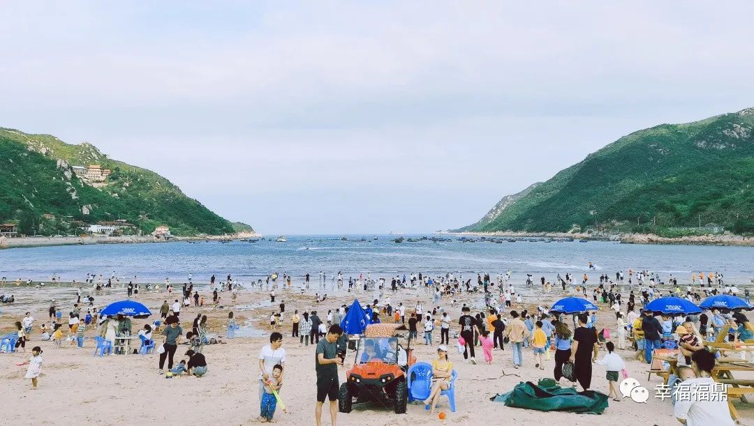 看海玩沙戏浪拍照福鼎市小白鹭海滨度假村景区成了旅游热门打卡地之一