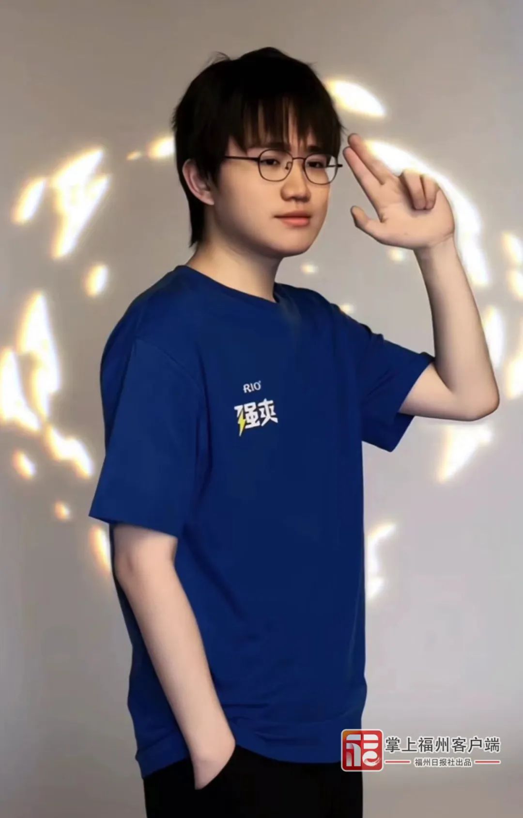 来自福州连江代表中国20岁小伙勇夺金牌