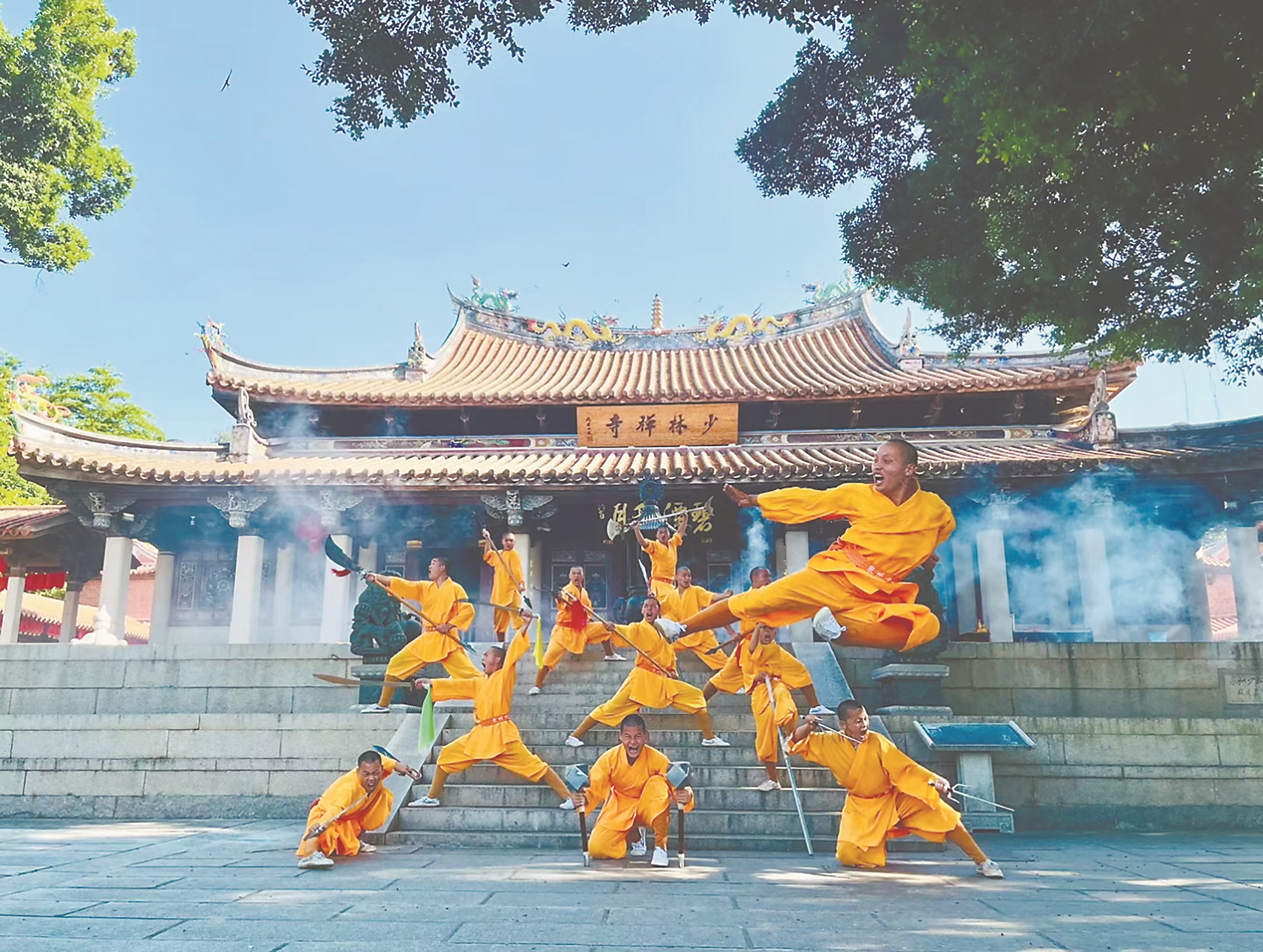 首页>福建日报>南拳中的佼佼者——南少林五祖拳,自宋以迄,风靡大江