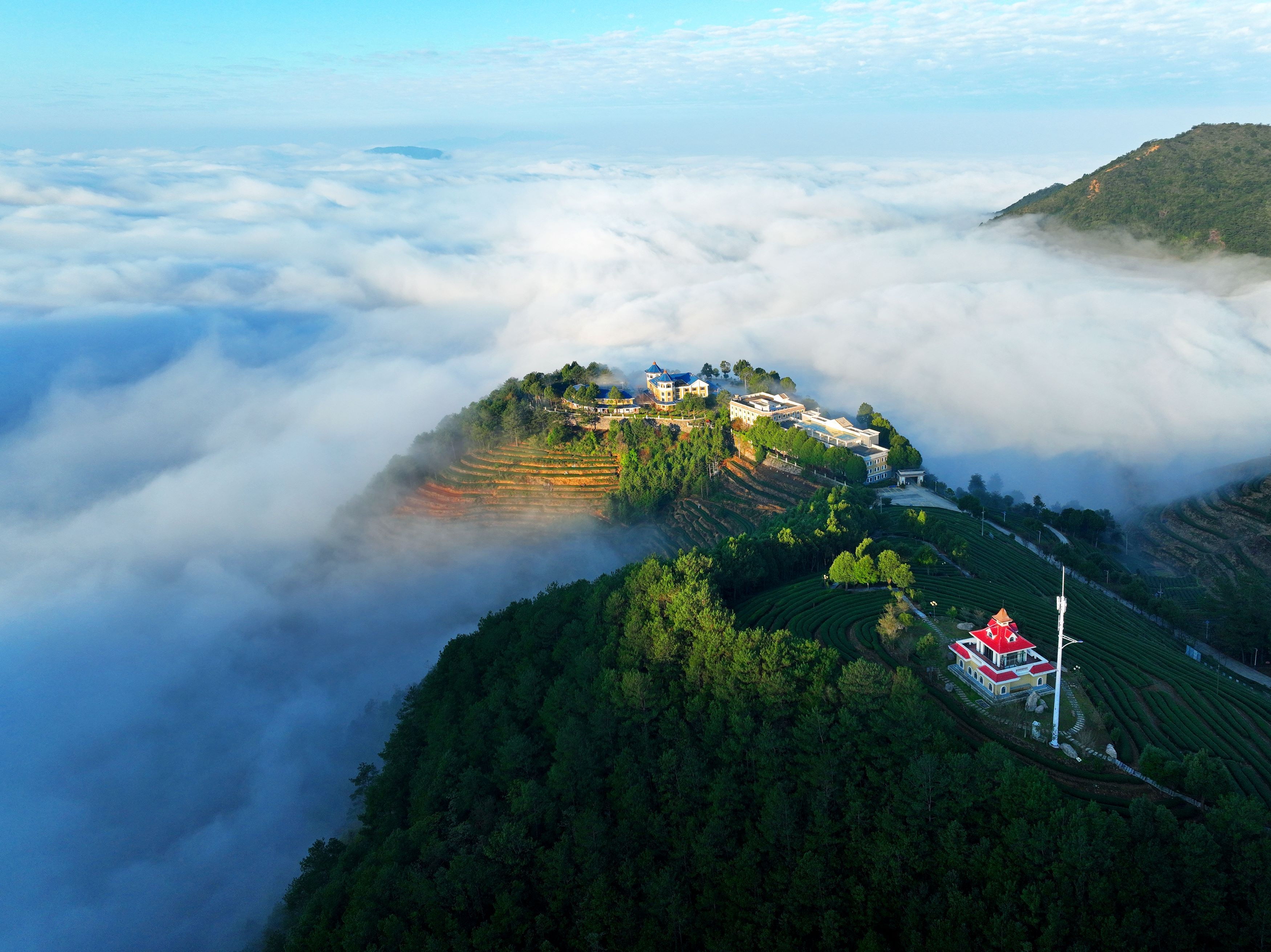 平和县九峰曾色海图片