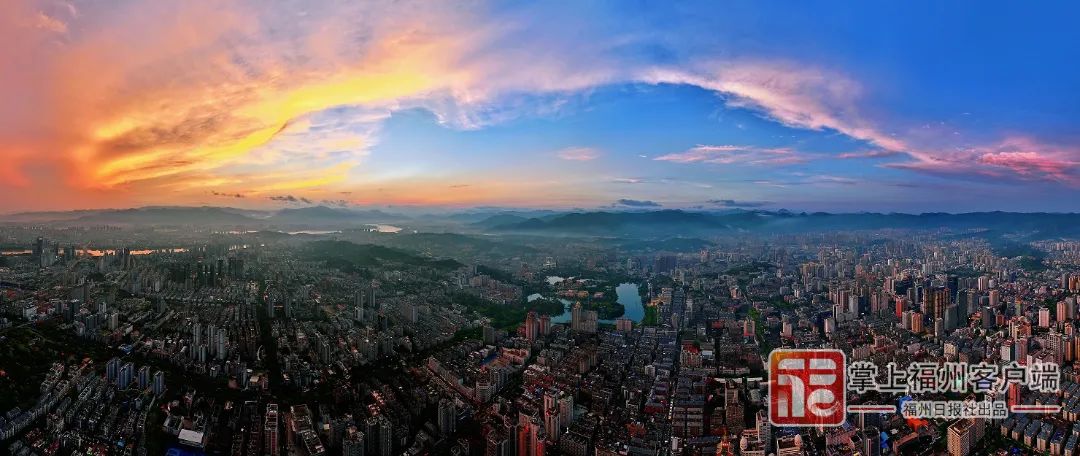 雨后太美福州晚霞刷屏了